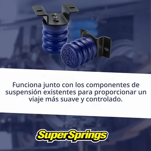 Vista 3 de SSR-611-40 SumoSprings Trasero para Toyota Tacoma, plata, 500 lbs.