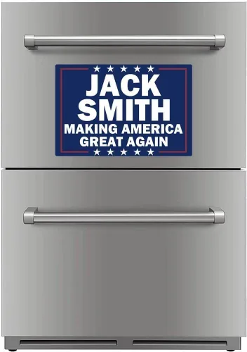Vista 4 de Paquete de 10 calcomanías de vinilo con texto en inglés «Let's Go Jacks Smith», calcomanías de vinilo para laptop, parachoques de coche, ventana