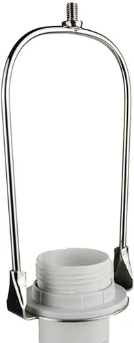 Vista 5 de UNO Fitter Adaptador – Soporte de arpa de pantalla de lámpara de 6 pulgadas, se adapta a base de luz E26, adaptado para lámparas de mesa y pie