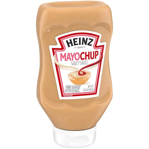 Vista 3 de Heinz Mayochup - Mezcla de salsa de mayonesa y salsa de tomate (botella exprimible de 16.5 onzas)