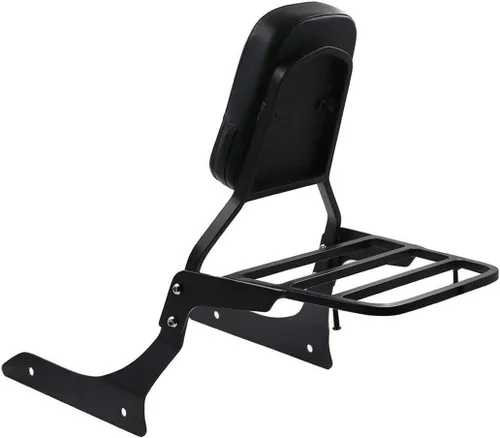 Vista 4 de Respaldo de barra de pasajero de motocicleta + portaequipajes para Yamaha Stryker 1300 XVS1300 2011-2017
