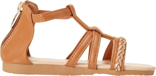 Vista 5 de bebe Sandalias para niña - Sandalias de gladiador de cuero sintético con trenza de purpurina (niño)