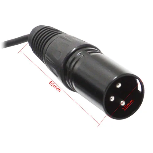 Vista 2 de Cable XLR Plug a Mini XLR - 3Pin a Mini, hembra a macho, 5 pies/4.9 ft