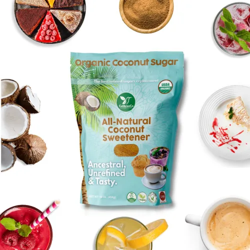 Vista 7 de Colibreeco, Azúcar de coco orgánico, 1 libra (paquete de 2): perfecto para endulzar bebidas y recetas Sustituto de azúcar de bajo índice