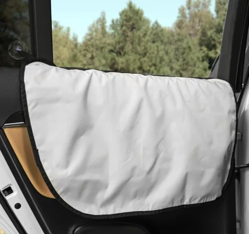 Vista 10 de Plush Paws Products Protector de puerta de automóvil de alta calidad, lavable e impermeable, cubierta interior para automóvil, camión y SUV
