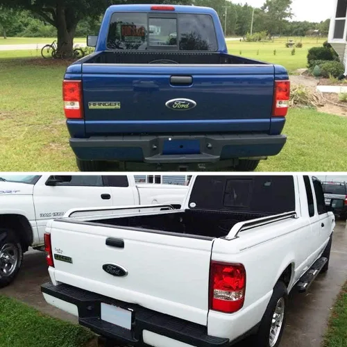 Vista 4 de IRONTEK Manija de puerta trasera para Ford Ranger 1998-2011, manija de puerta trasera sin resorte #1L5Z9943400AAA