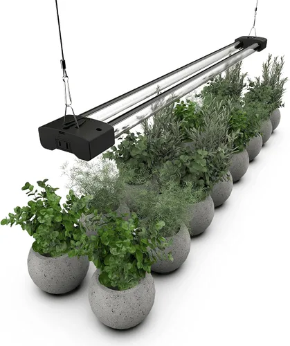 Vista 4 de DYMOND BoostGro - Luz LED de crecimiento de espectro completo 5,000 K luz diurna + 660 nm rojo vinculable tubo de iluminación para plantas
