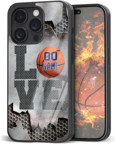 Vista 17 de Fundas de teléfono de baloncesto personalizadas para iPhone 8 11 12 13 14 15 16 17 Pro Max Plus Mini para Samsung A03 A13 A14 A15 A51 A52 A53 A54