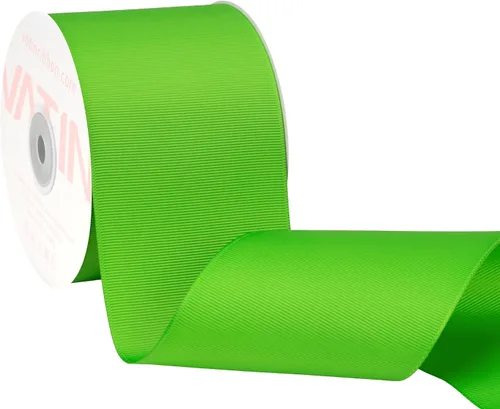 Vista 86 de VATIN Cinta de Grogrén Negra, 1-1/2" x 50 Yardas Continuas, Cinta de Grogrén de Poliéster Negra, Usar para Lazos de Bricolaje, Accesorios