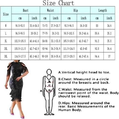 Vista 5 de Cololura Sexy elegante vestido midi bodycon con borlas de lentejuelas para mujer, vestido de noche para fiesta, vestido formal