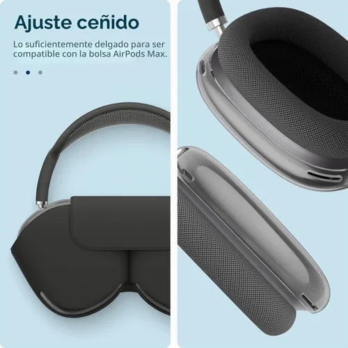 Vista 6 de Fintie Clear Case for AirPods Max 2 (2026) and AirPods Max 1 (2024/2020)