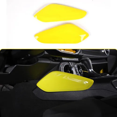 Vista 7 de RT-TCZ Cubierta de fibra de carbono para consola central, panel de palanca de cambios lateral, accesorios interiores para Chevrolet Chevy Camaro