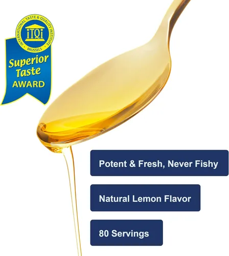 Vista 3 de Carlson Kid's The Very Finest Fish Oil, 800 mg, limón, 200 mL (6.7 Fl Oz)