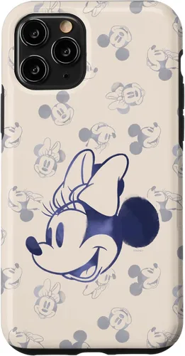 Vista 27 de Funda clásica retro vintage para iPhone 16 Disney Minnie y Mickey Mouse Heads