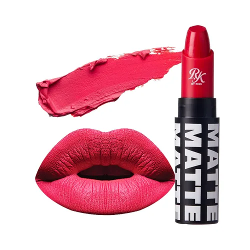 Vista 34 de Lápiz labial mate, besos de rubí, color fantasía (Aphrodite)