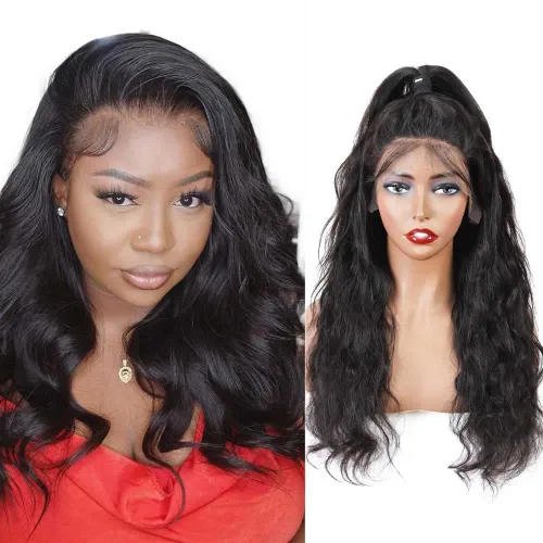 Vista 20 de Cabello humano ondulado con cierre frontal de encaje HD 4 x 4, cierre de encaje con cabello de bebé, cabello humano 100% virgen brasileño