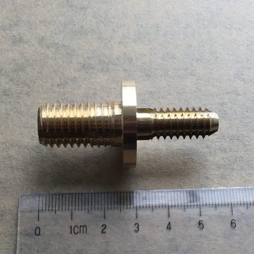 Vista 2 de Male-Lock Pool Snooker Cue Walking Cane Wood Stick Vacuum Quick Release Brass Joint Pin Connector