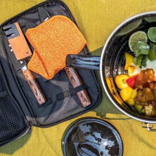 Vista 6 de GSI Outdoors 90022 - Paño de limpieza grande y reutilizable de dos caras