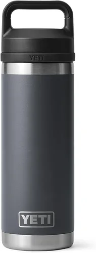 Vista 38 de YETI Rambler Botella de 18 oz, aislada al vacío, de acero inoxidable con tapa Chug, negro