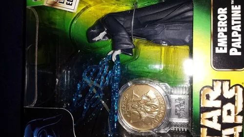 Vista 2 de Star Wars: Power of the Force Millenium Coin Edition Emperor Palpatine Figura de acción