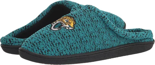 Vista 23 de FOCO NFL - Pantuflas para hombre con suela Cupsole tejidas en poliéster