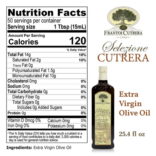 Vista 2 de Frantoi Cutrera - Selezione - Aceite de oliva virgen extra de Italia, AOVE puro siciliano, primera cosecha temprana 2022/23 prensado en frío, aceite