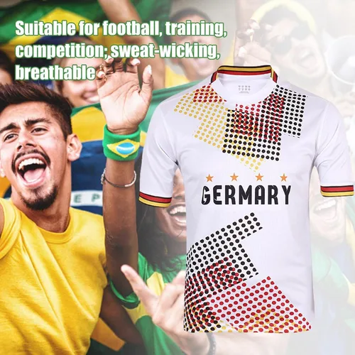 Vista 3 de Soccer Jerseys for Men - Football Short Sleeve,Cooling, Breathable, Comfort Soccer Fans Sports Shirt Tops for Football Events Generic