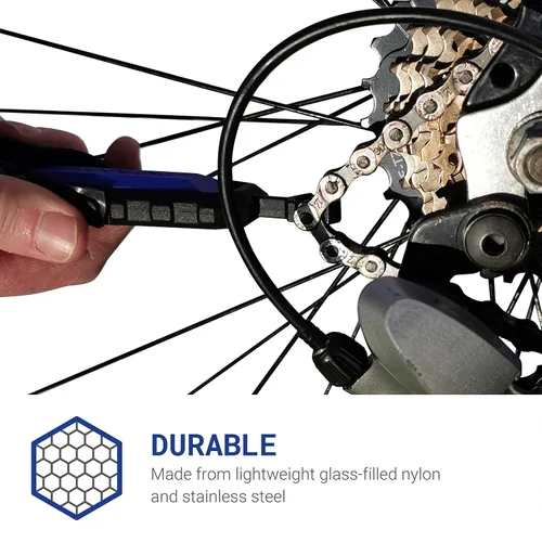 Vista 6 de Rehook PLUS - Multiherramienta ligera para ciclistas. Incluye palancas de neumáticos, llaves de radios, herramienta de cadena, llave, hexagonal