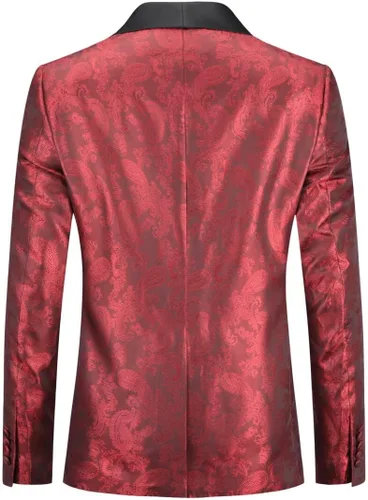 Vista 2 de Boyland Chaqueta deportiva de un solo botonadura con solapa para hombre