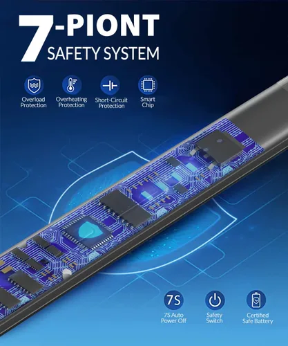 Vista 3 de Encendedor eléctrico de vela USB C, encendedor de arco de plasma, recargable, resistente al viento, sin llama (paquete de 3, negro)