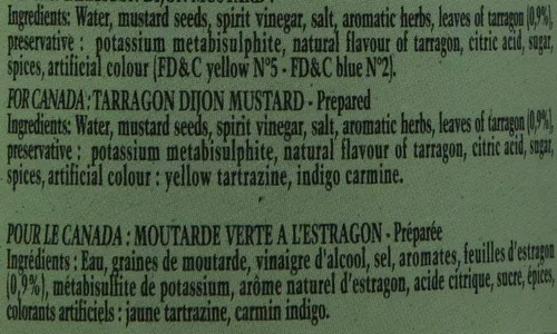 Vista 2 de Edmond Fallot Mostaza Dijon con estragón (7 onzas)