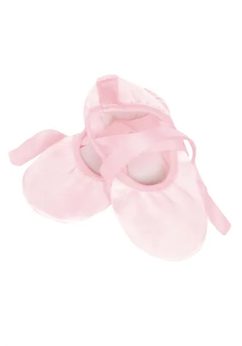Vista 2 de Zapatillas de Ballet de Satén Sintético para Niñas Multicolor