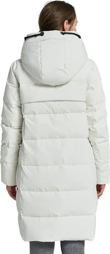 Vista 2 de Parka gruesa Orolay de mujer con cordones y capucha