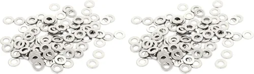 Vista 18 de uxcell Arandela plana sellada de acero inoxidable M1.0.236 x 0.012 in para tornillo de perno 100Pcs