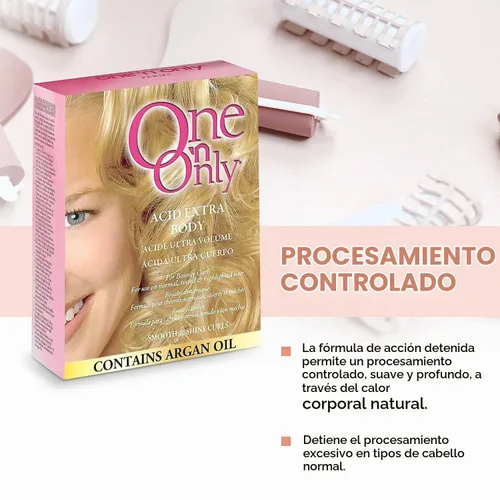 Vista 4 de One 'n Only Acid Extra Body Hair Perm & At Home Kit, 1 unidad