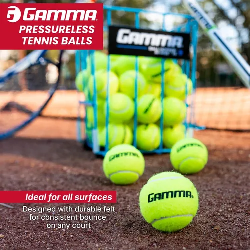 Vista 4 de Gamma Box-O-Balls 18 - Caja de 18 pelotas de tenis sin presión