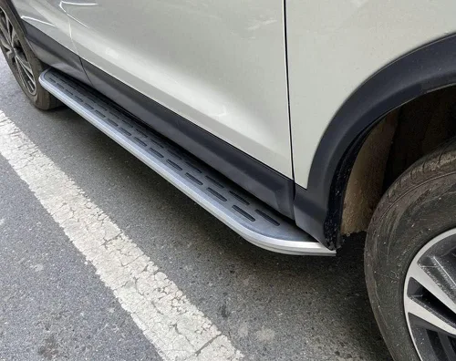 Vista 3 de FANTE 2 estribos laterales Nerf Bars protectores de aluminio para Mercedez Benz GLB 2020-2022