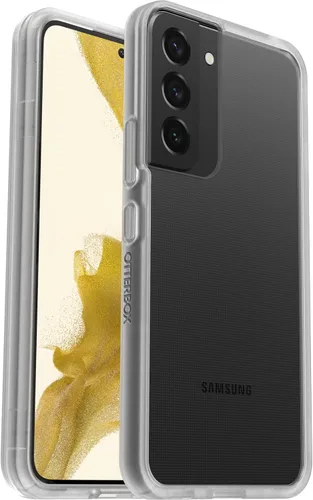 Vista 7 de OtterBox Funda para Galaxy S22 Prefix Series, cristal negro (negro/transparente), ultrafina, apta para bolsillo, bordes elevados que protegen