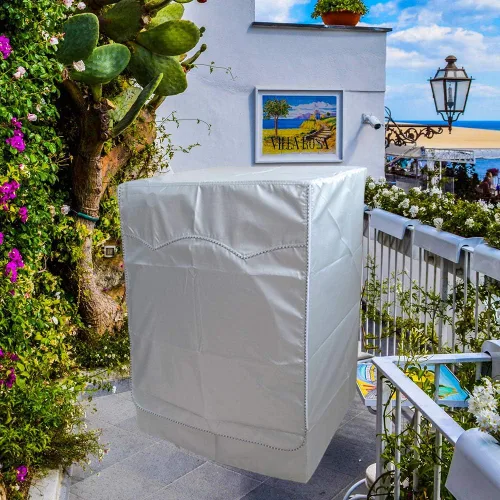 Vista 8 de QLLY Cubierta para lavadora/secadora para máquina de carga frontal - Impermeable, a prueba de polvo, a prueba de sol, A27"P33"Al39" Adecuada