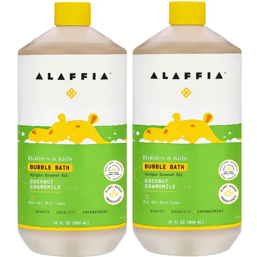 Vista 12 de Alaffia baño de burbujas de coco para bebé