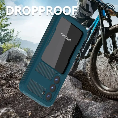 Vista 8 de Samsung Galaxy S23 - Funda impermeable a prueba de golpes, a prueba de caídas, Galaxy S23 de cuerpo completo, funda protectora totalmente sellada