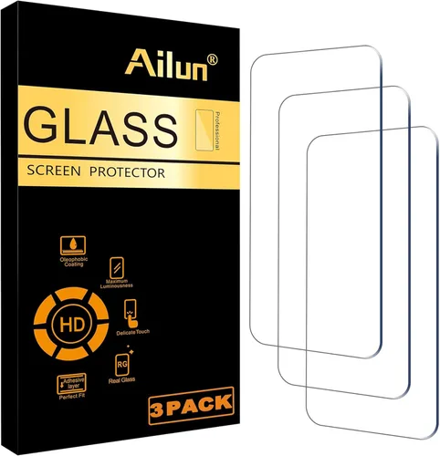 Vista 21 de Ailun - Protector de pantalla Apple iPhone 11 Pro/iPhone Xs/iPhone X, pantalla de 5.8 pulgadas, vidrio templado 2.5D, para la mayoría de las fundas