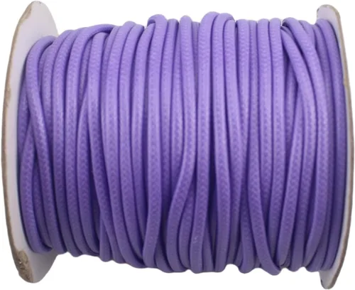 Vista 23 de Cordón de poliéster encerado para hacer joyas, cuerda encerada con carrete para hilo de manualidades (negro, 0.020 in (150 yardas))