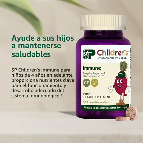 Vista 3 de Standard Process - Suplemento de apoyo inmunológico para niños, 60 obleas