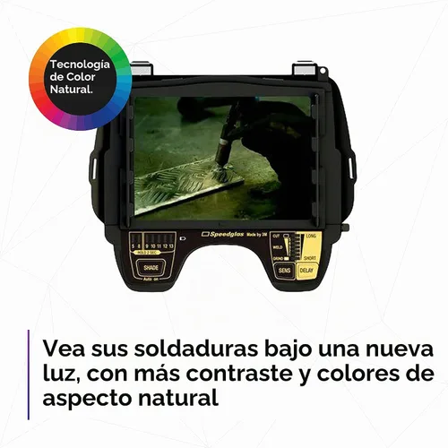 Vista 2 de 3M Speedglas 06-0000-30i Filtro de auto oscurecimiento 9100XXi, sombras 5, 8-13