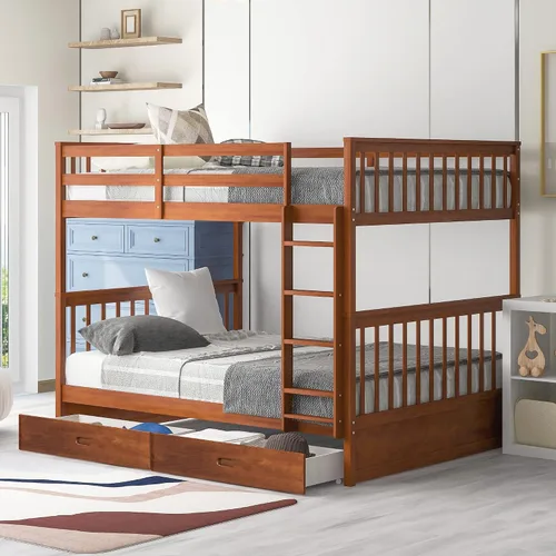 Vista 20 de Harper & Bright Designs Litera Queen con 2 cajones y cama nido extraíble