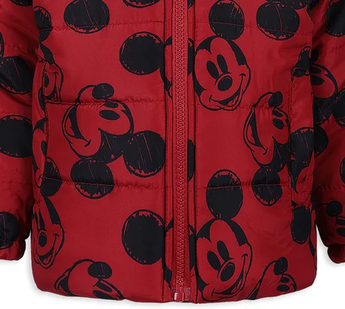 Vista 7 de Disney Chaqueta de Mickey Mouse para niños pequeños y pequeños, color rojo