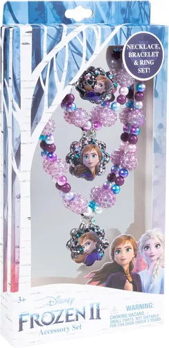 Vista 9 de LUV HER Girls Jewelry Set - Dress Up Toy Jewelry Box Set with Bead Necklaces, Bracelets, and Rings - Frozen Play Accessories - Ages 3+