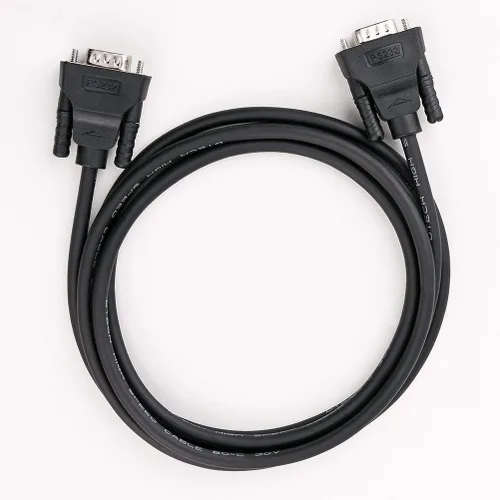 Vista 5 de DTech DB9 - Cable serie de 9 pines, macho a macho, RS232 recto, portátil