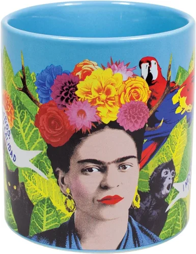 Vista 6 de The Unemployed Philosophers Guild Frida Kahlo Art Coffee Mug - Citas famosas en inglés y español